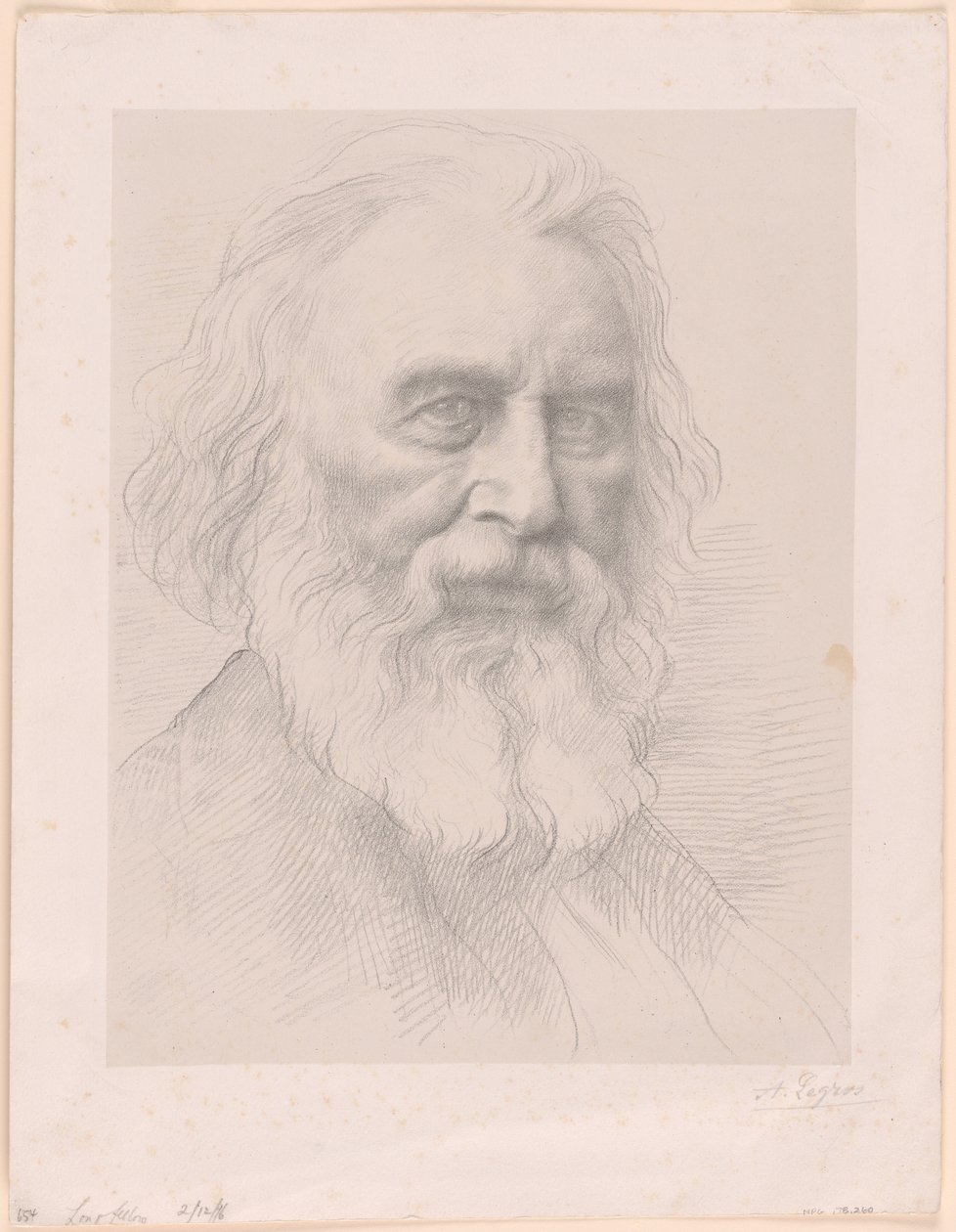 Henry Wadsworth Longfellow de Alphonse Legros
