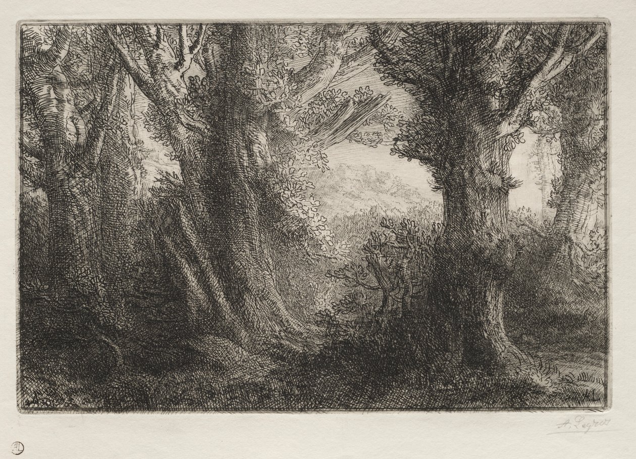 En el bosque de Conteville de Alphonse Legros