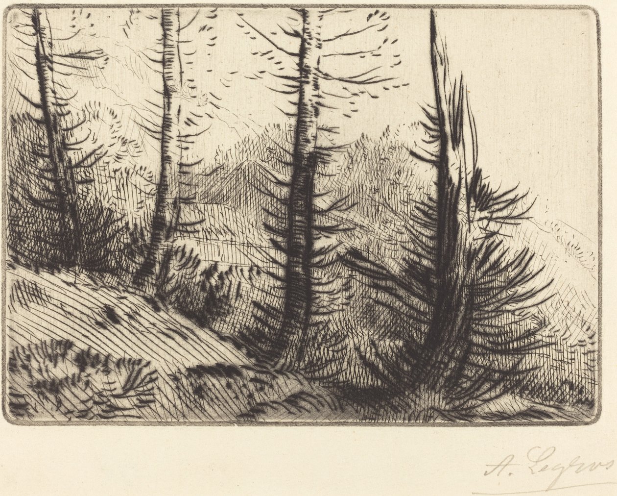 En los Pirineos de Alphonse Legros