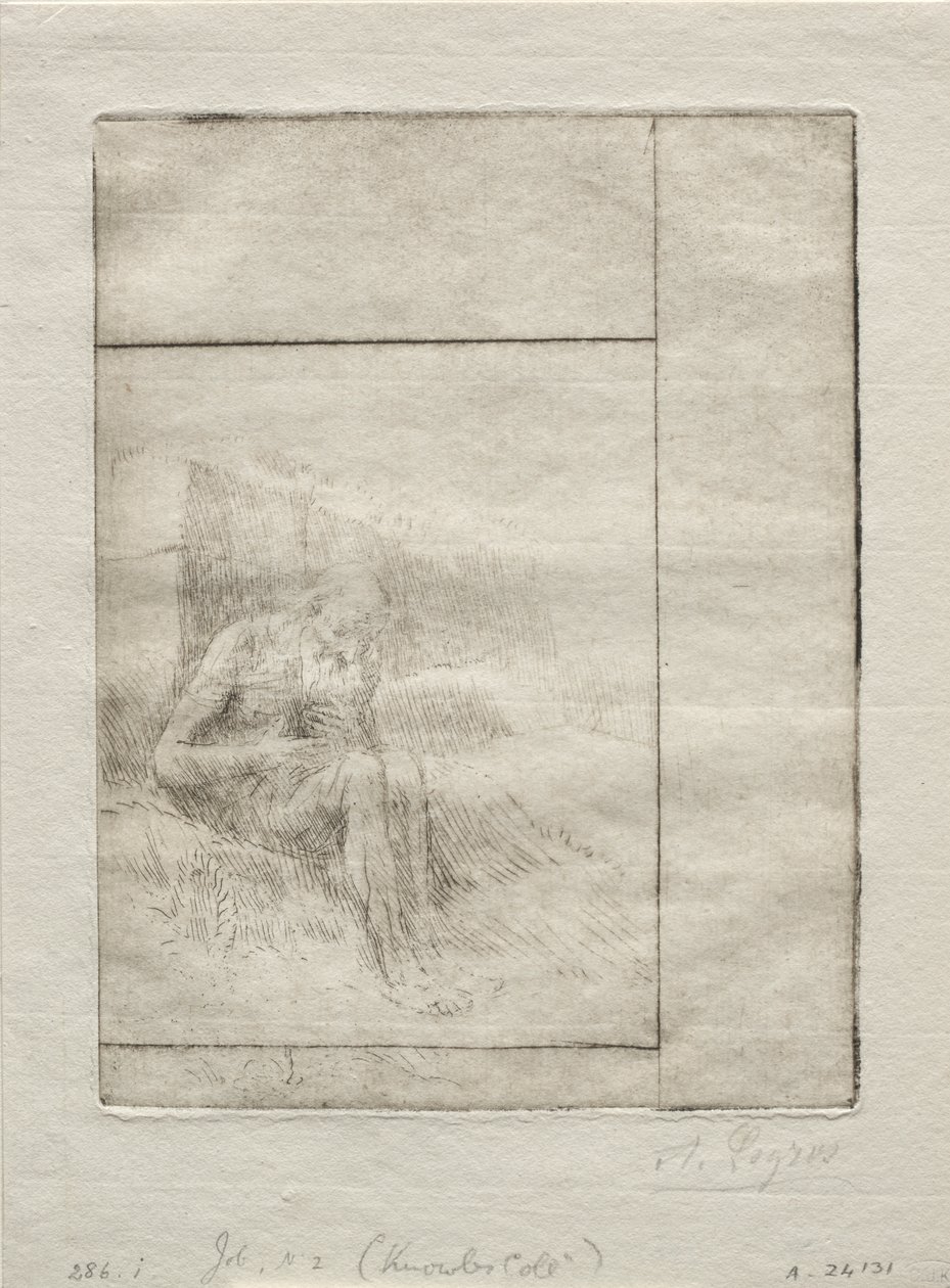 Job (Segunda Placa) de Alphonse Legros