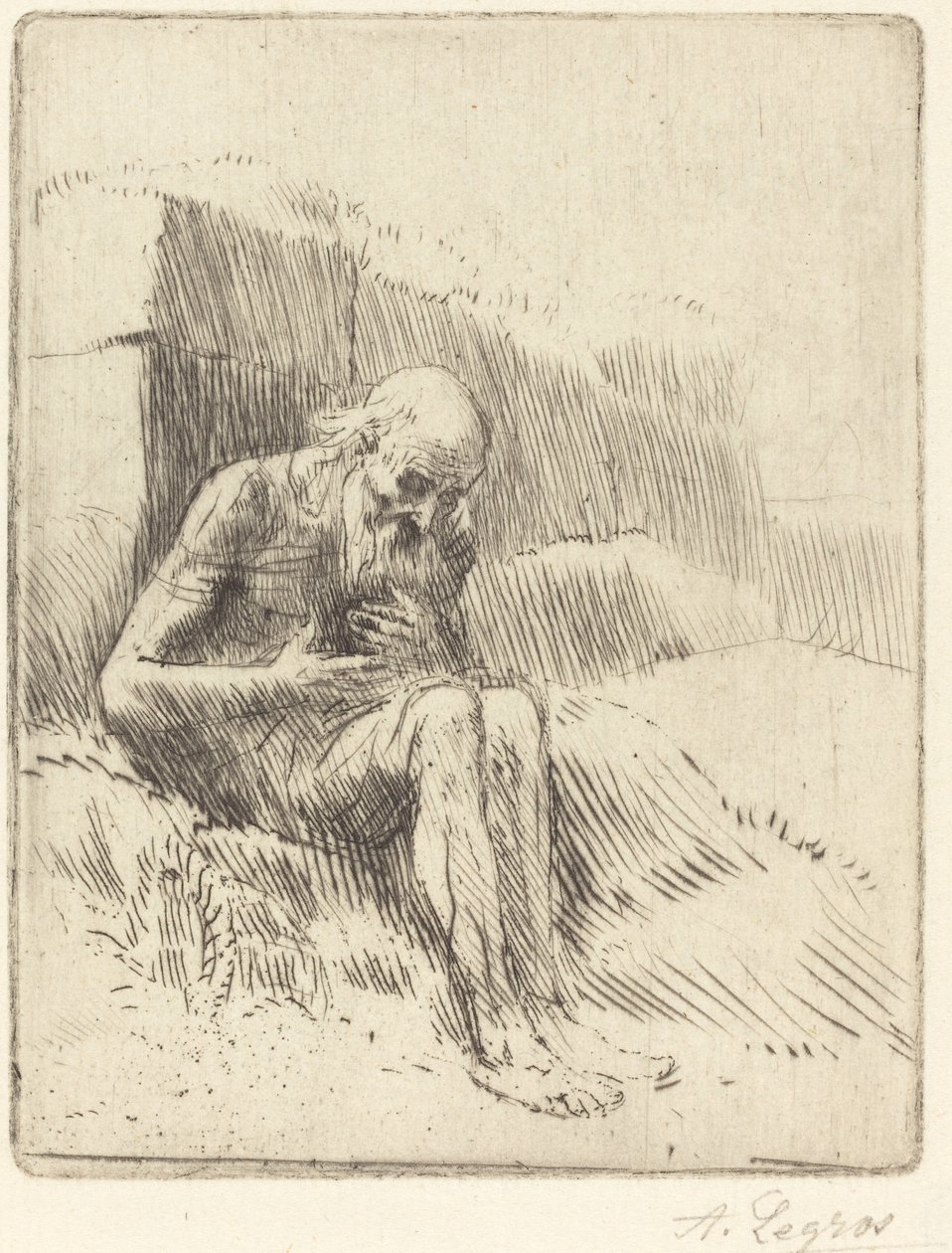 Job, 2da placa de Alphonse Legros