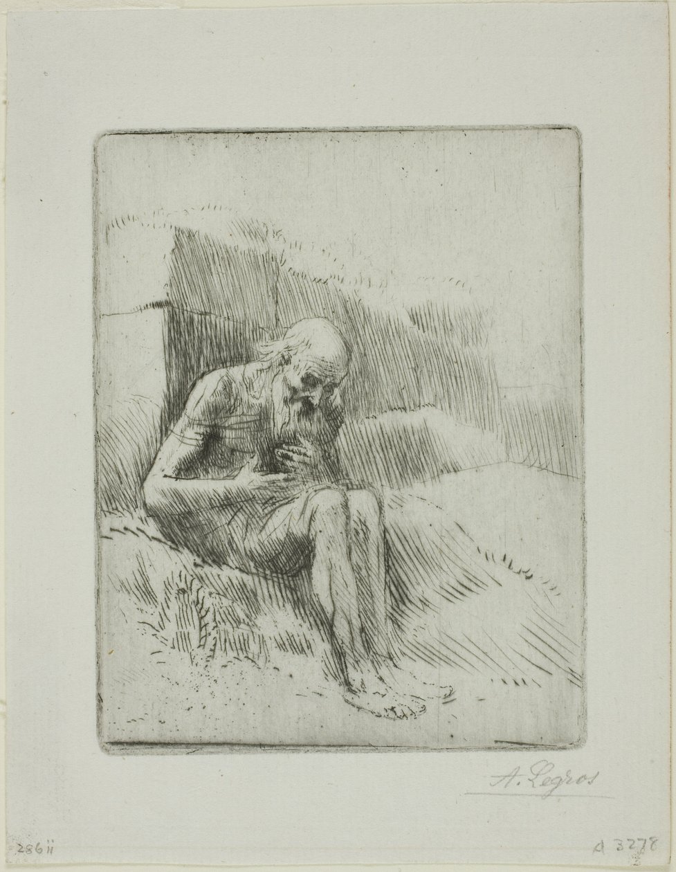 Job, segunda placa de Alphonse Legros