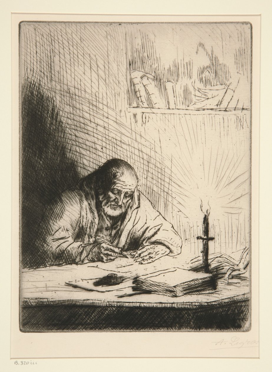 El arqueólogo de Alphonse Legros