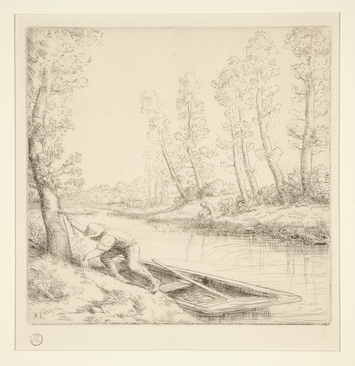 mañana en el río de Alphonse Legros