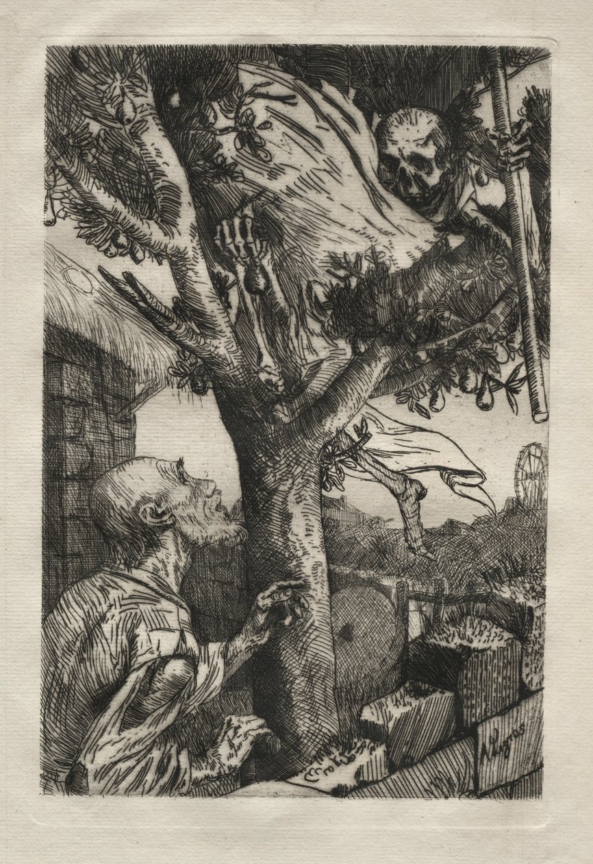 La muerte en el peral de Alphonse Legros