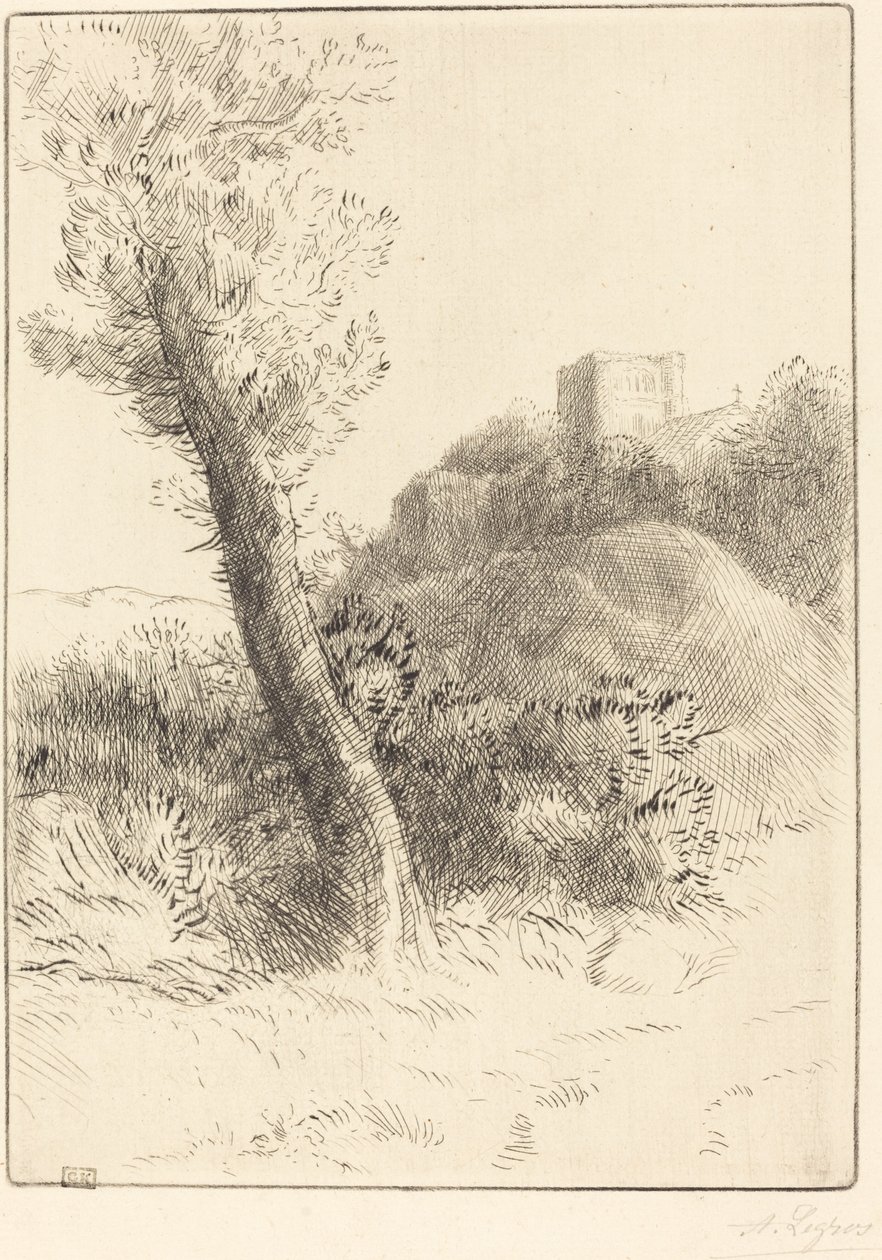 Paisaje de Alphonse Legros