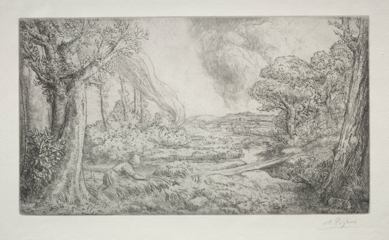 Paisaje de Alphonse Legros