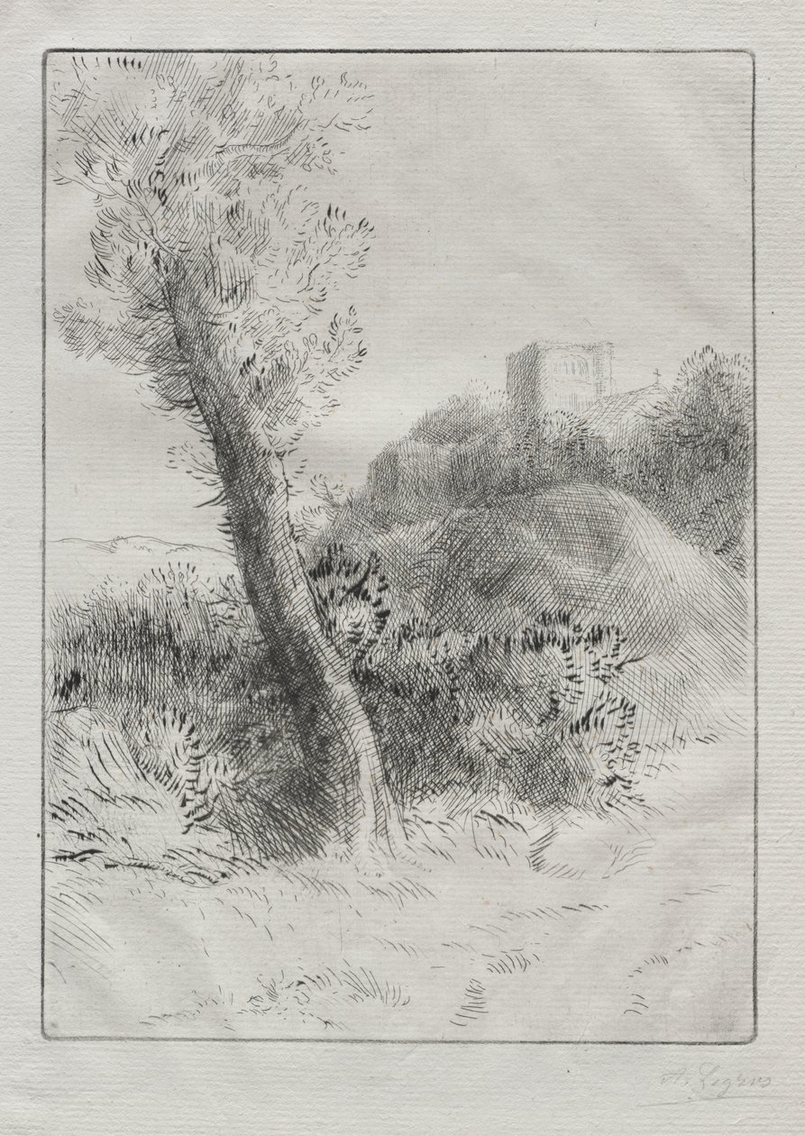 Paisaje de Alphonse Legros