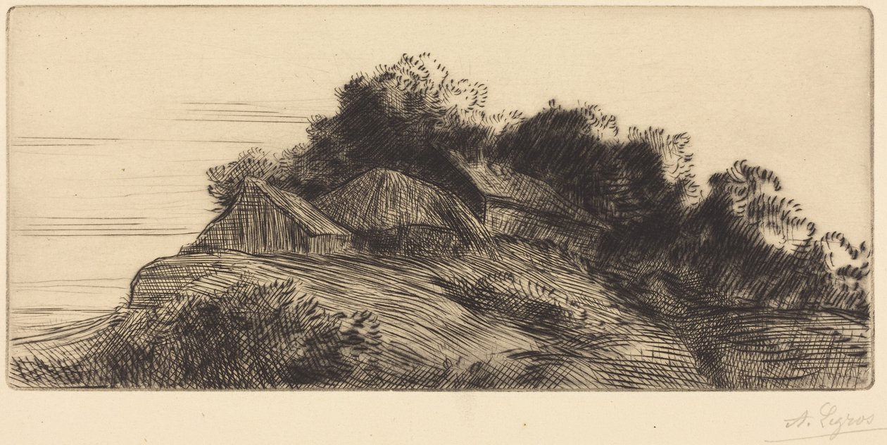 Paisaje de Alphonse Legros