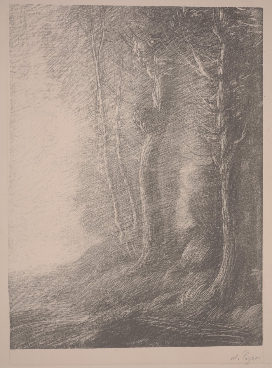 Paisaje de Alphonse Legros
