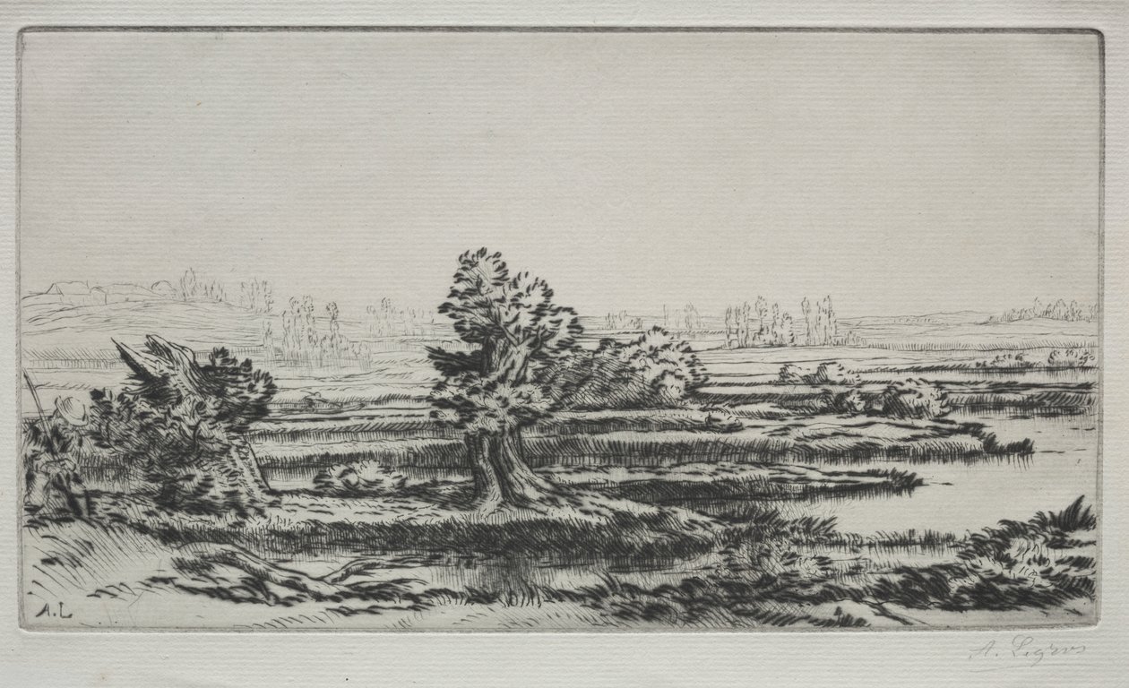 Paisaje de Alphonse Legros