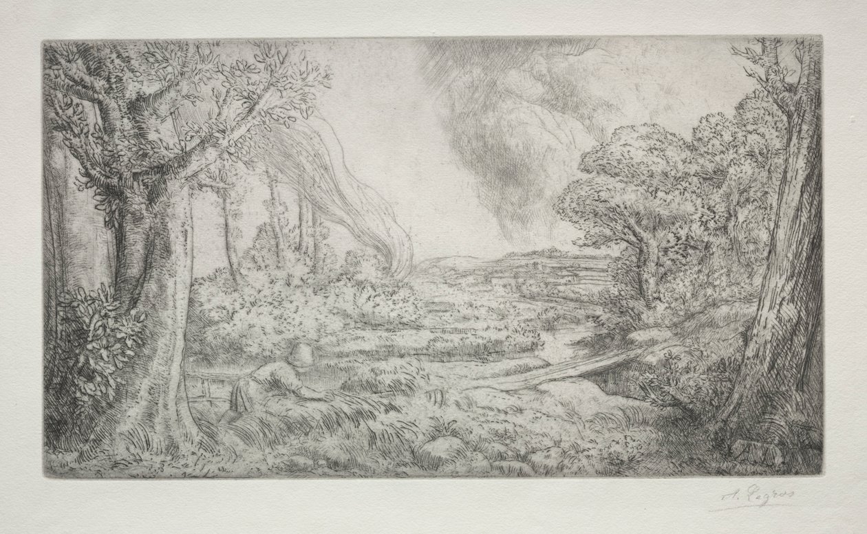 Paisaje de Alphonse Legros