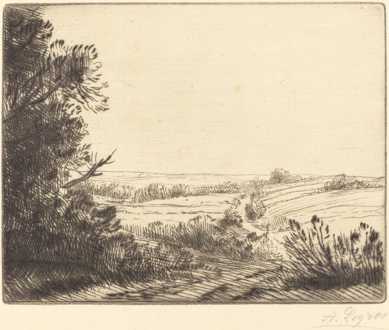 Paisaje: Camino a Horville (Paysage: Chemin d