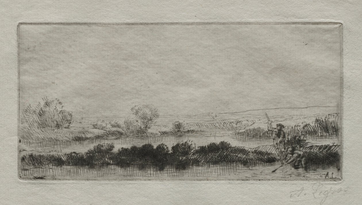Paisaje con turbera: En el pantano de Alphonse Legros
