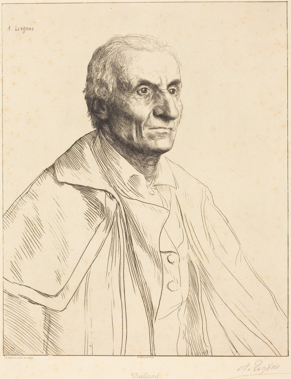 Large Spaniard (El gran español) de Alphonse Legros