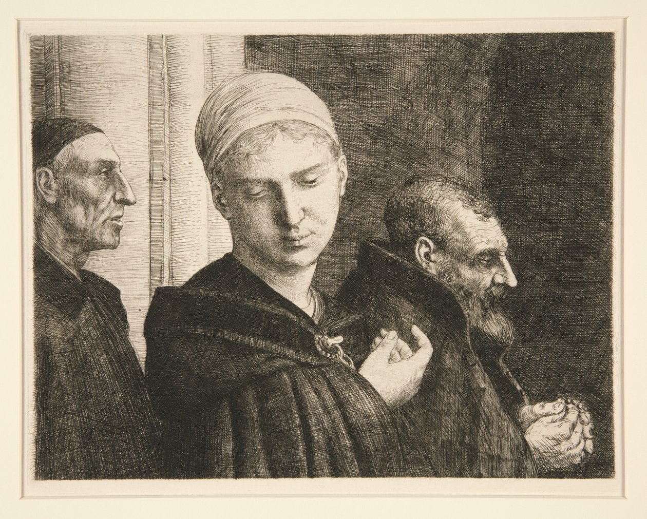 Le Bapteme (El bautizo) de Alphonse Legros