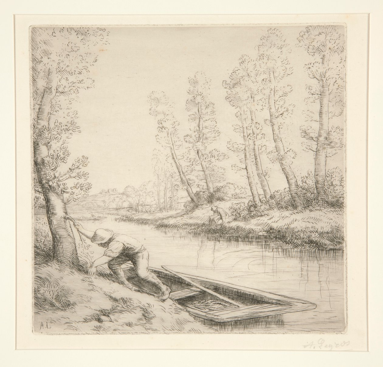 mañana en el río de Alphonse Legros