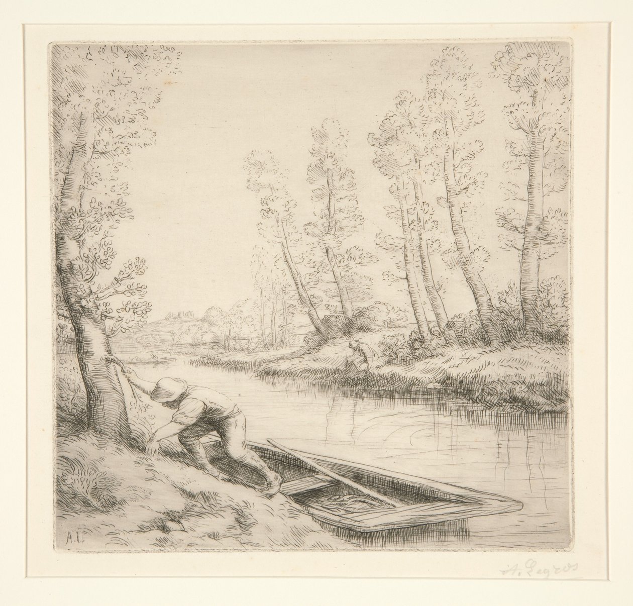 La mañana en el río de Alphonse Legros