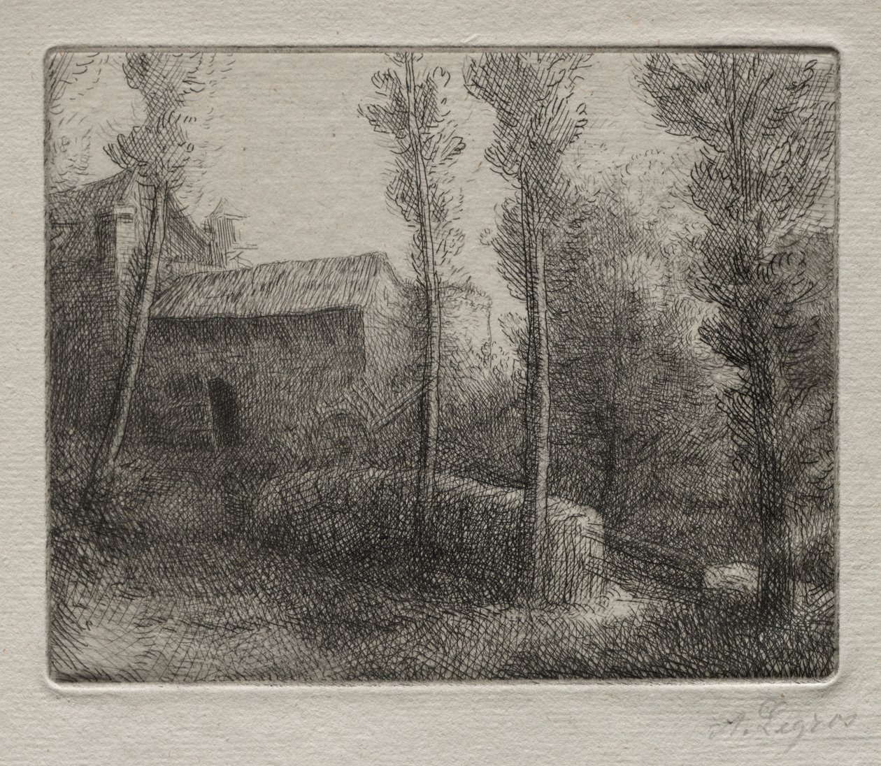 El puente del molino de Alphonse Legros