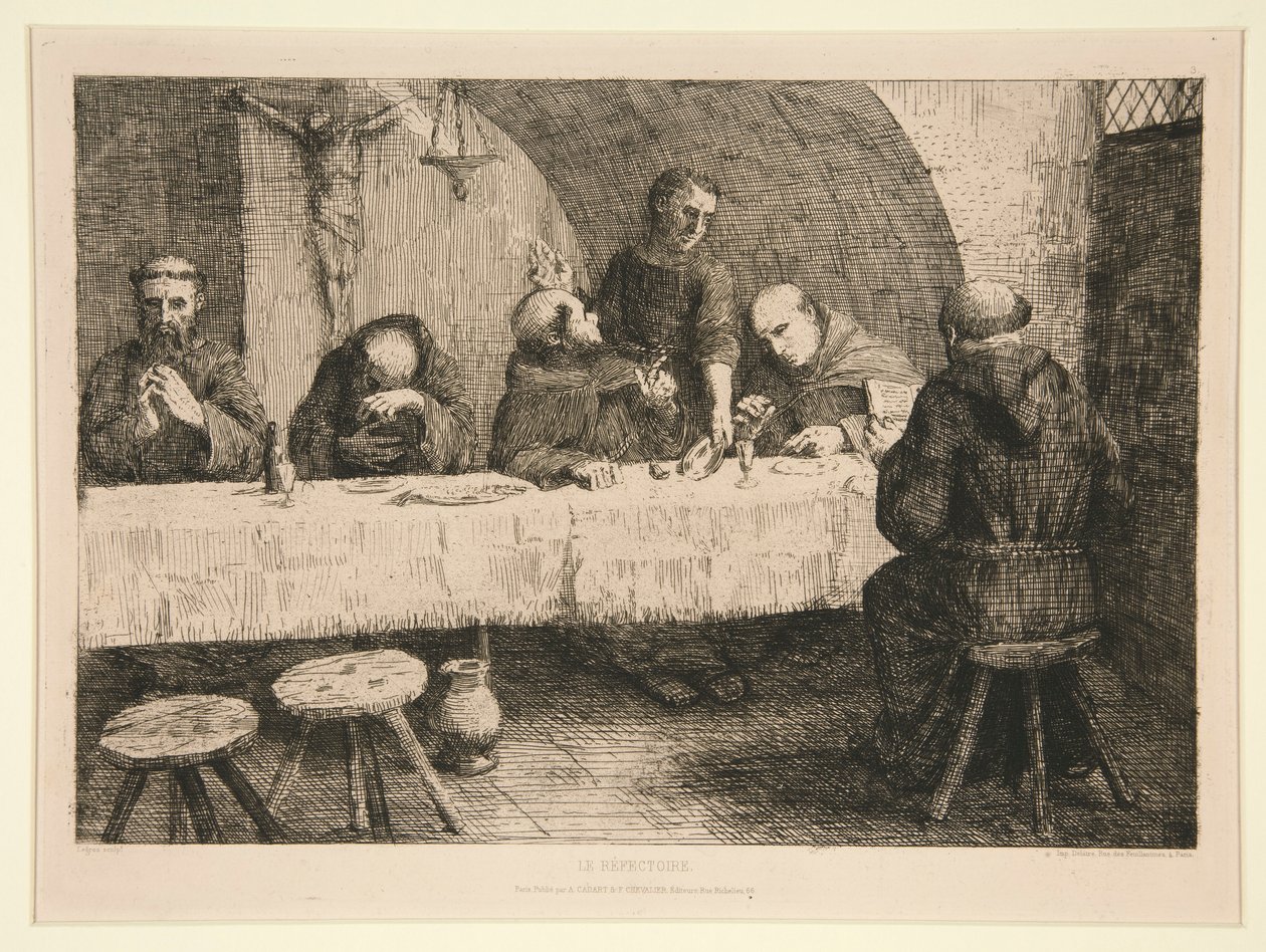 Le Refectoire (El refectorio) de Alphonse Legros
