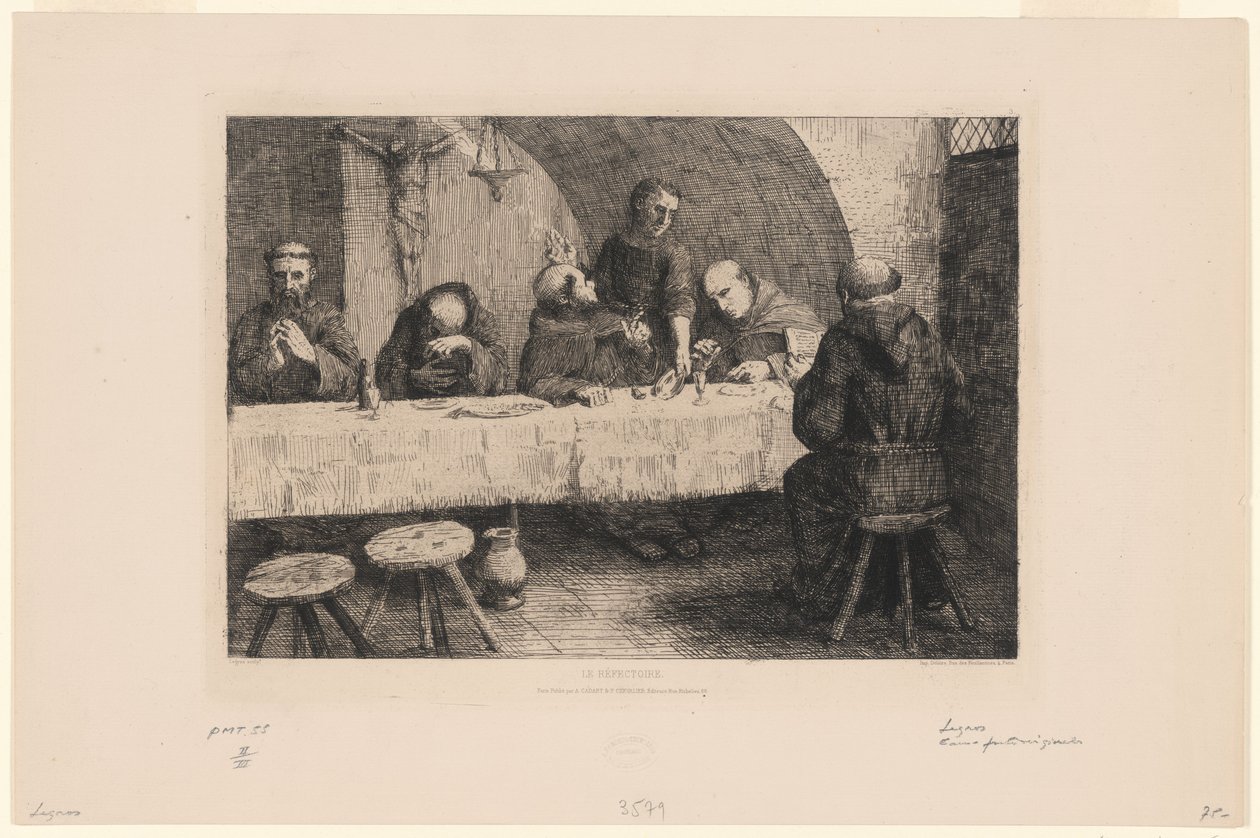 Le Refectoire (El refectorio) de Alphonse Legros