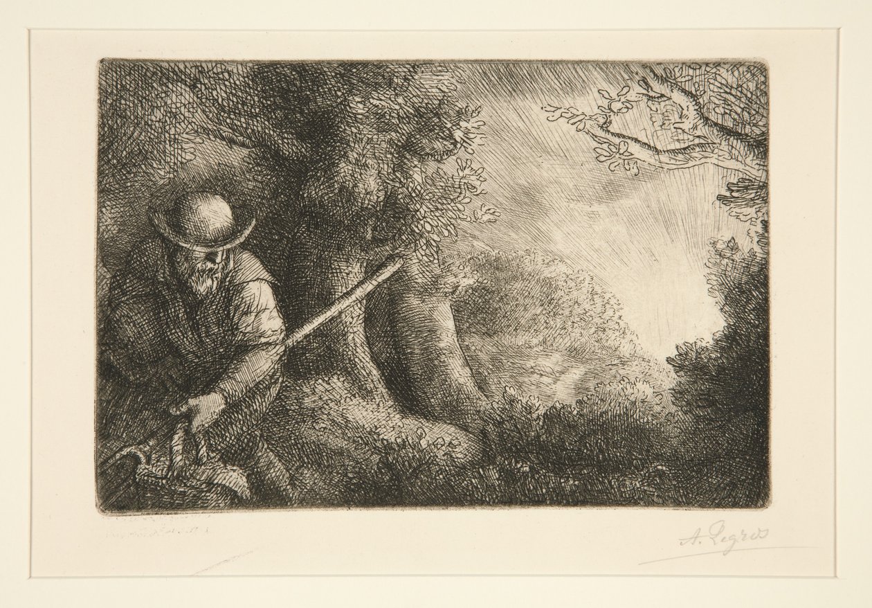 El jardinero (The Gardener) de Alphonse Legros