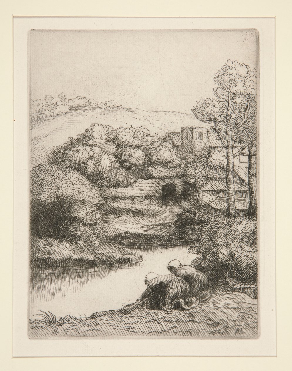 Lavadero o lavanderas de Alphonse Legros