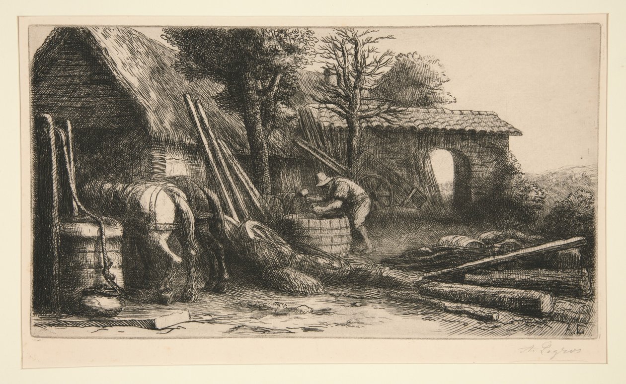 El tonelero (The Cooper) de Alphonse Legros