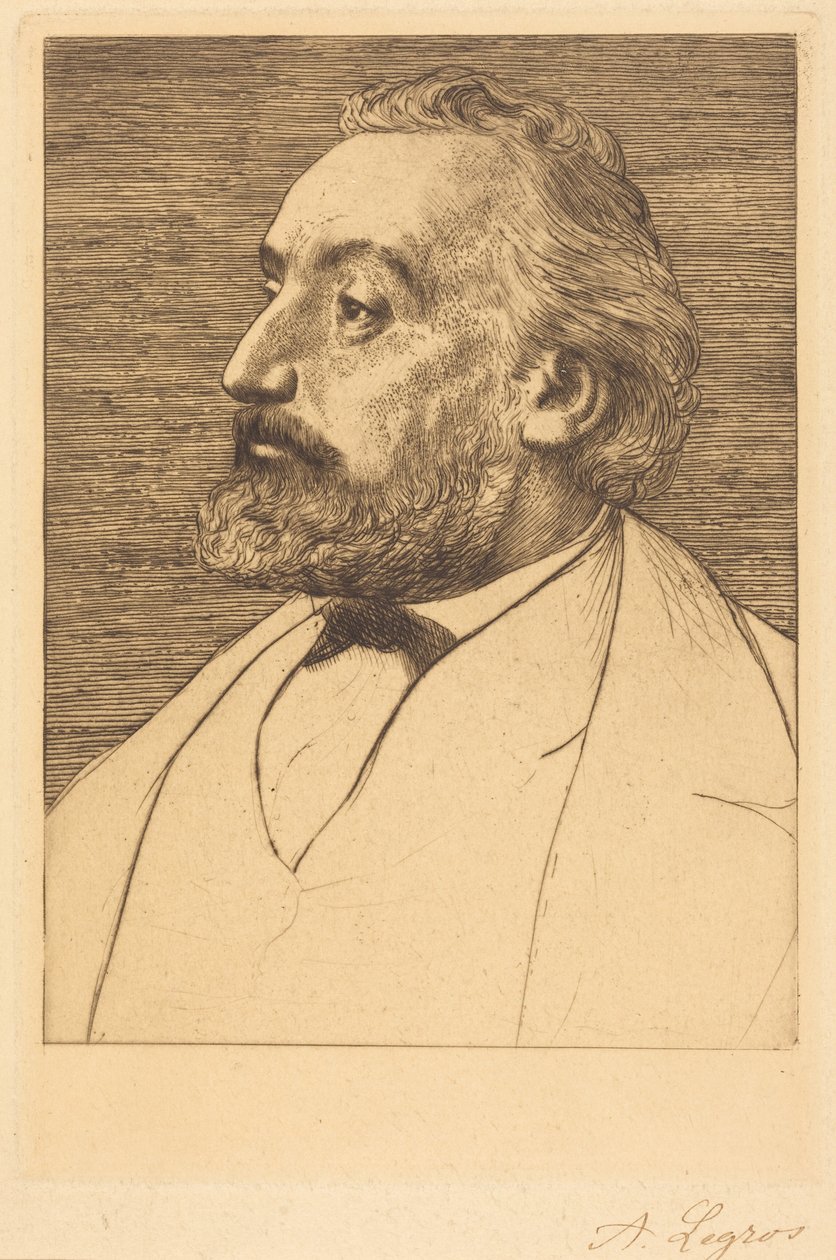 Leon Gambetta, segunda placa de Alphonse Legros