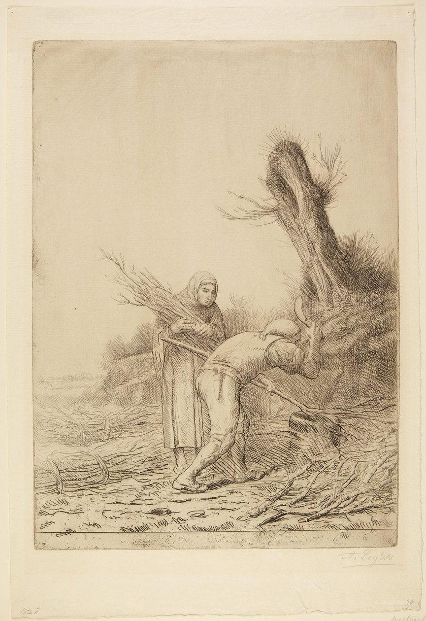 Los fabricantes de haces de leña de Alphonse Legros