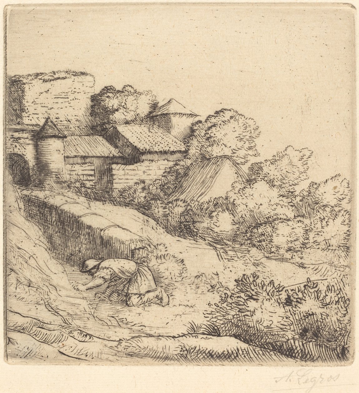 El pequeño quemador de hierba de Alphonse Legros