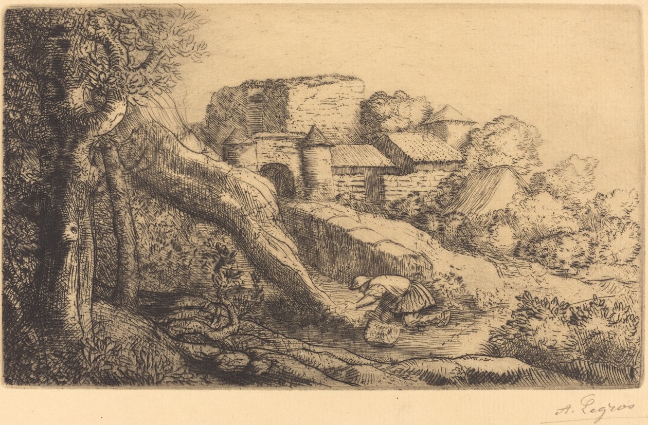 El pequeño quemador de hierba de Alphonse Legros