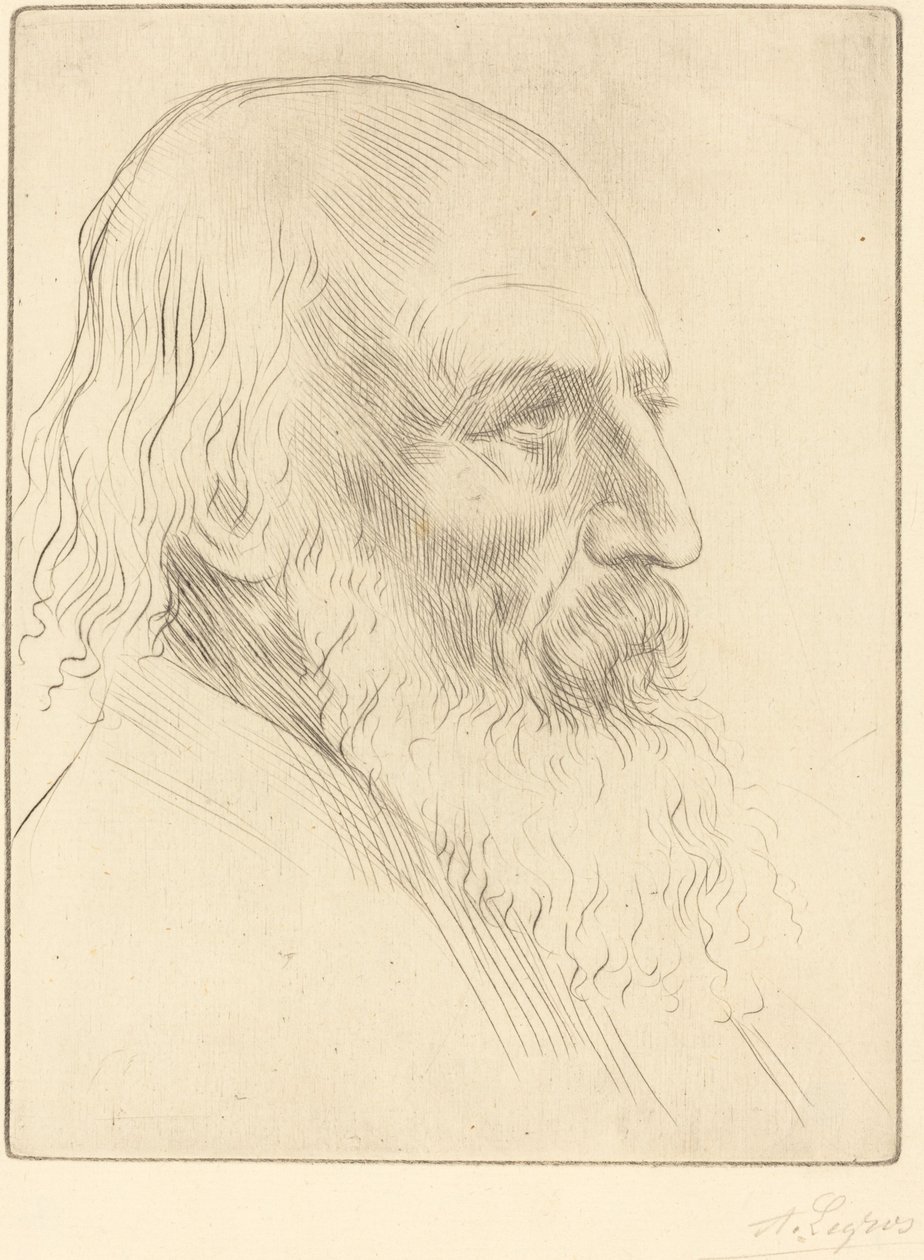 Lord A. Tennyson, 3ra placa de Alphonse Legros