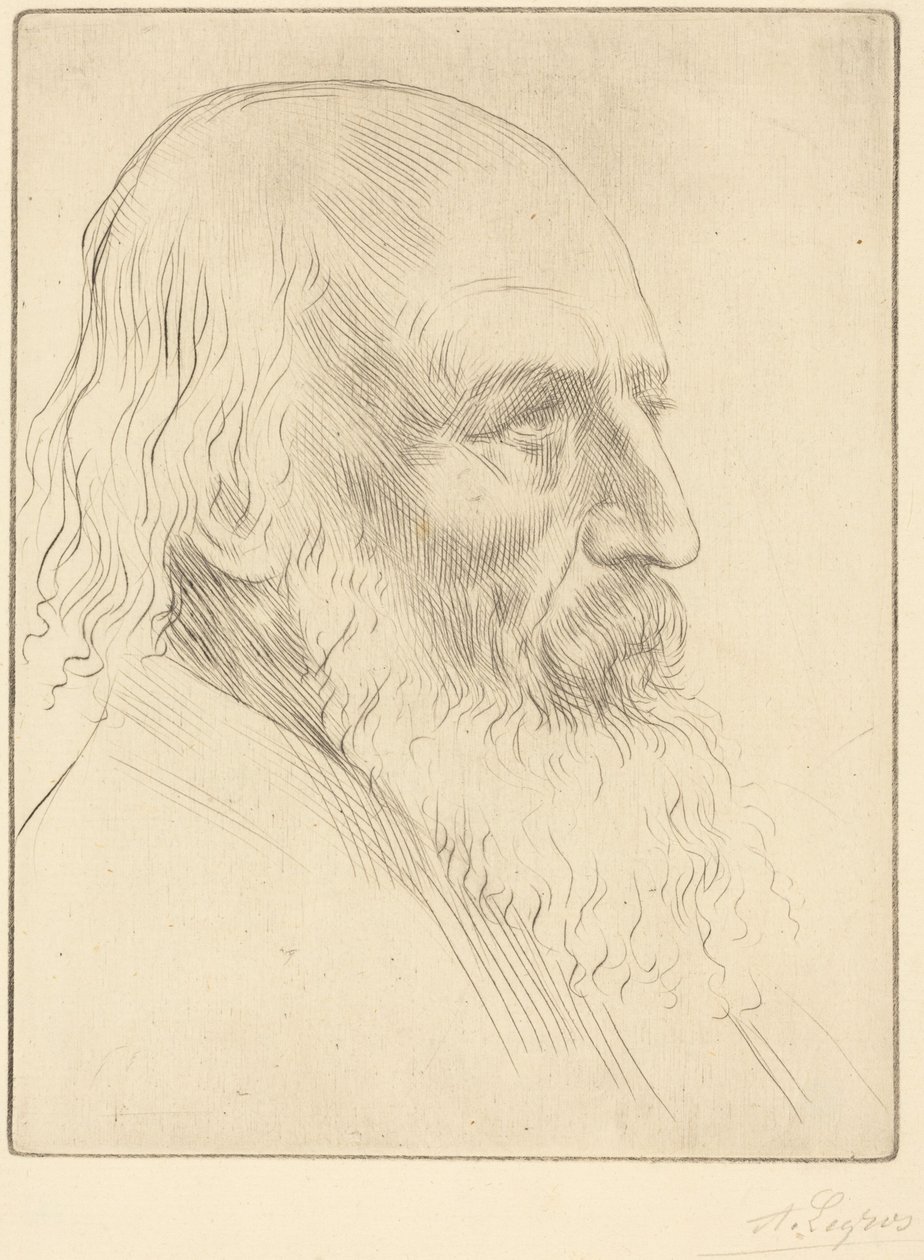 Lord A. Tennyson, 3.ª lámina de Alphonse Legros