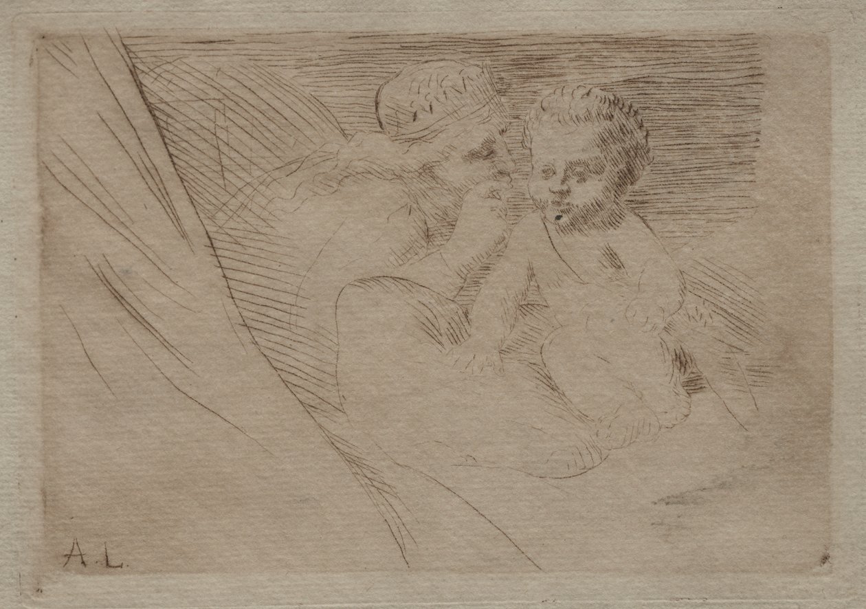 Mab y Cupido de Alphonse Legros