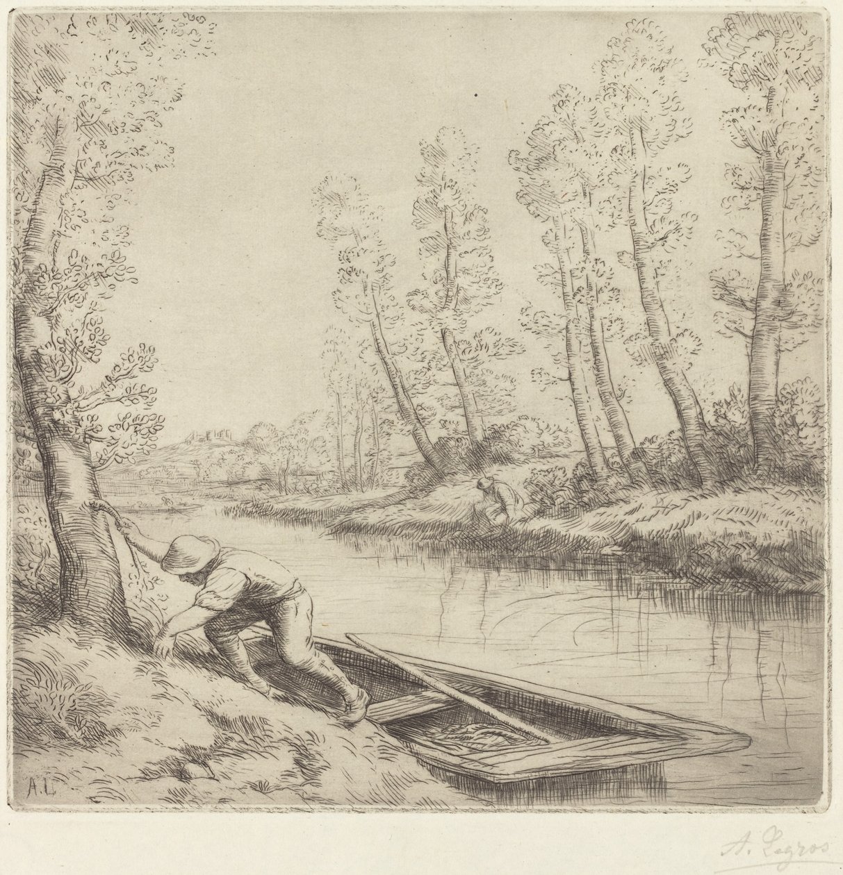 Mañana a lo Largo del Río de Alphonse Legros