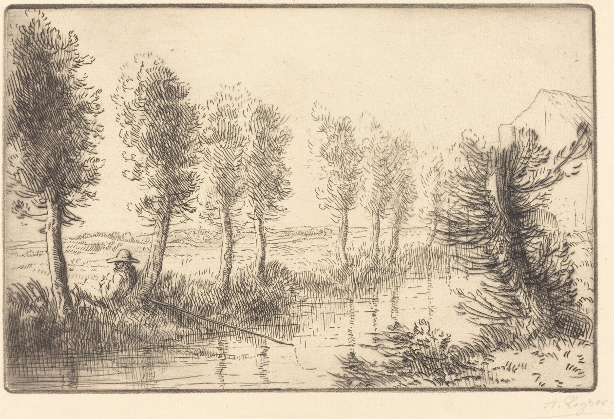 Cerca del molino de Alphonse Legros