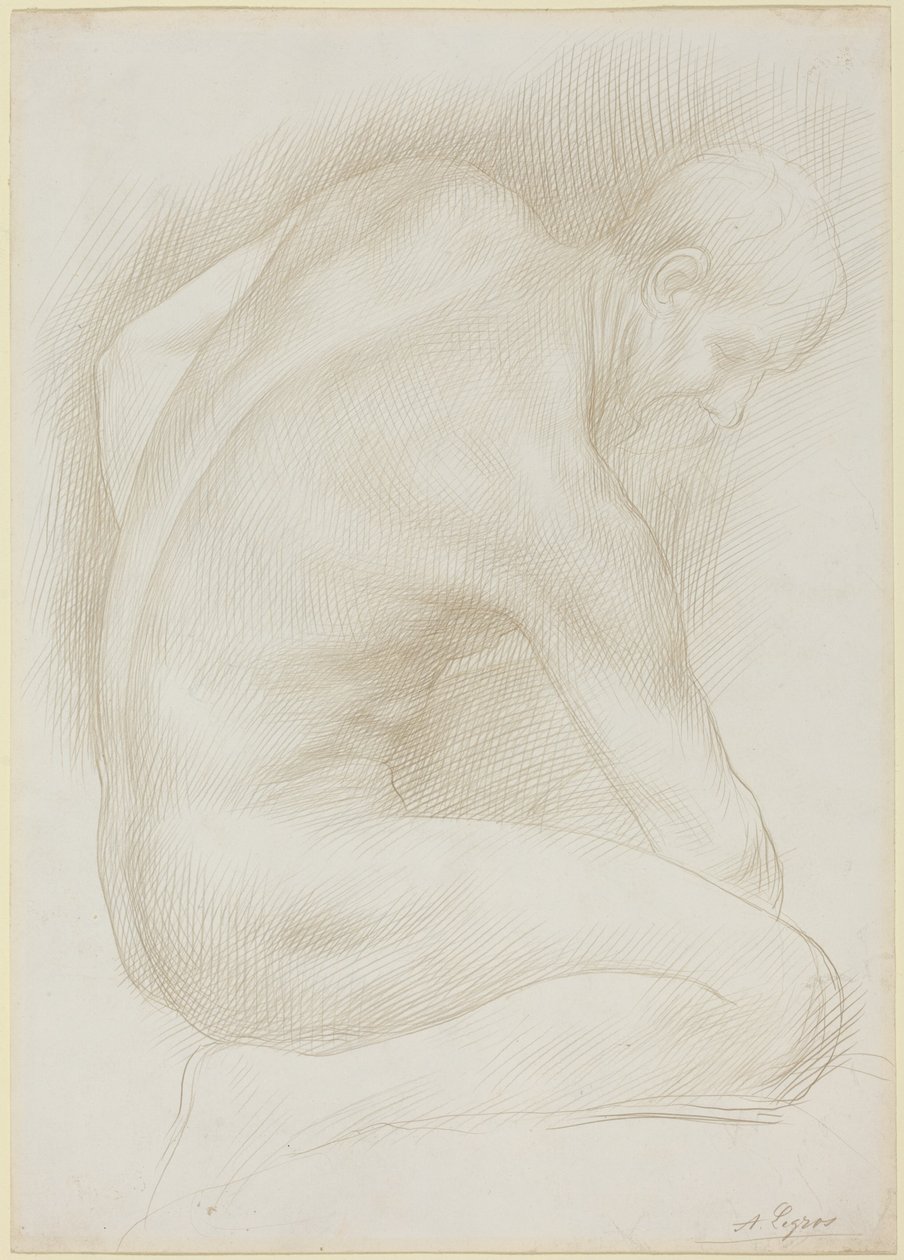 El anciano de Alphonse Legros