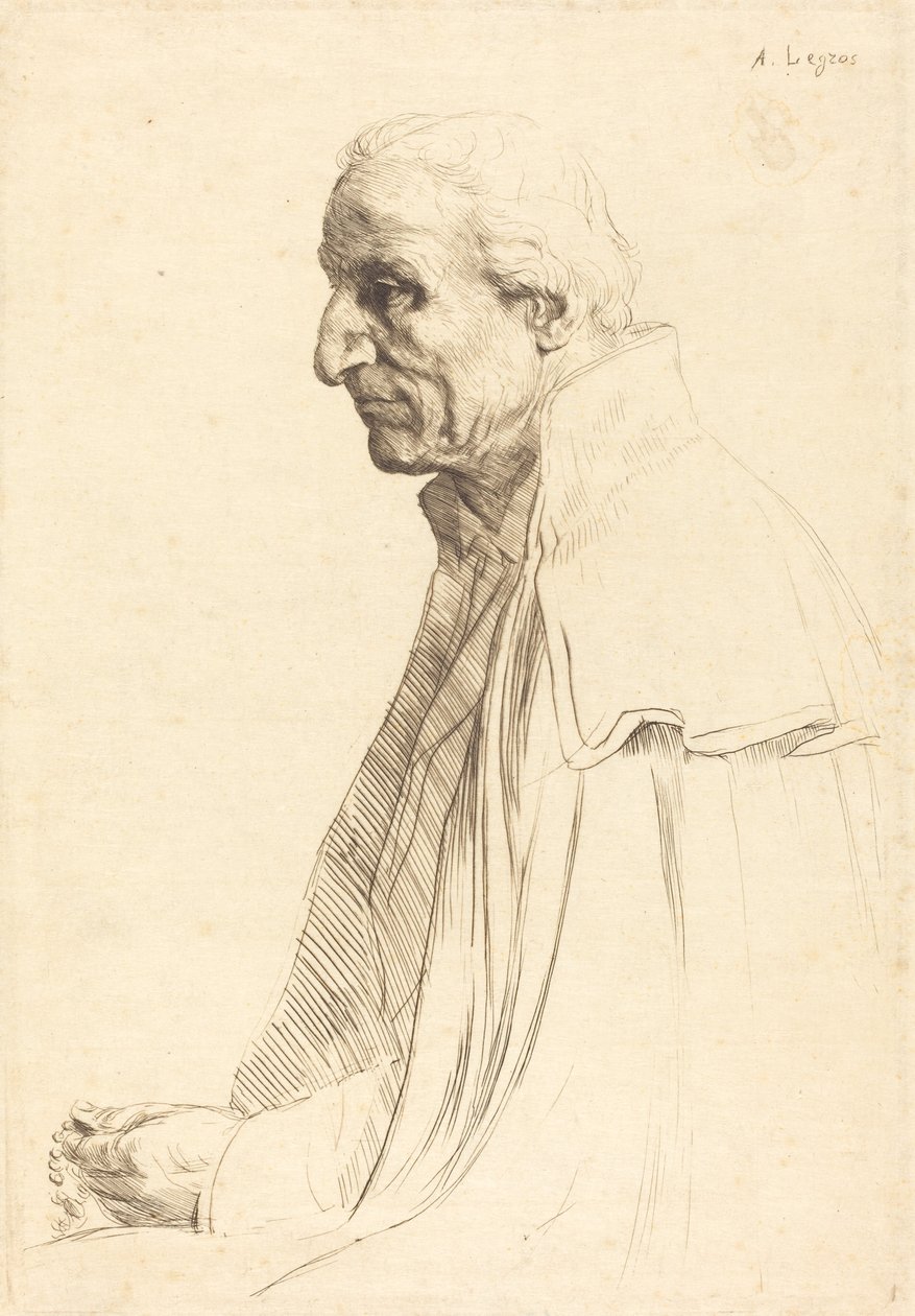 Viejo español Vieil Espagnol de Alphonse Legros