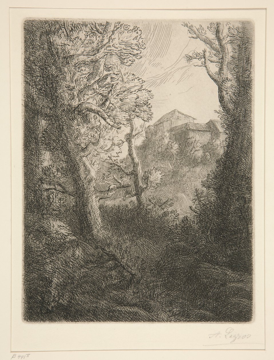 Paisaje de Alphonse Legros
