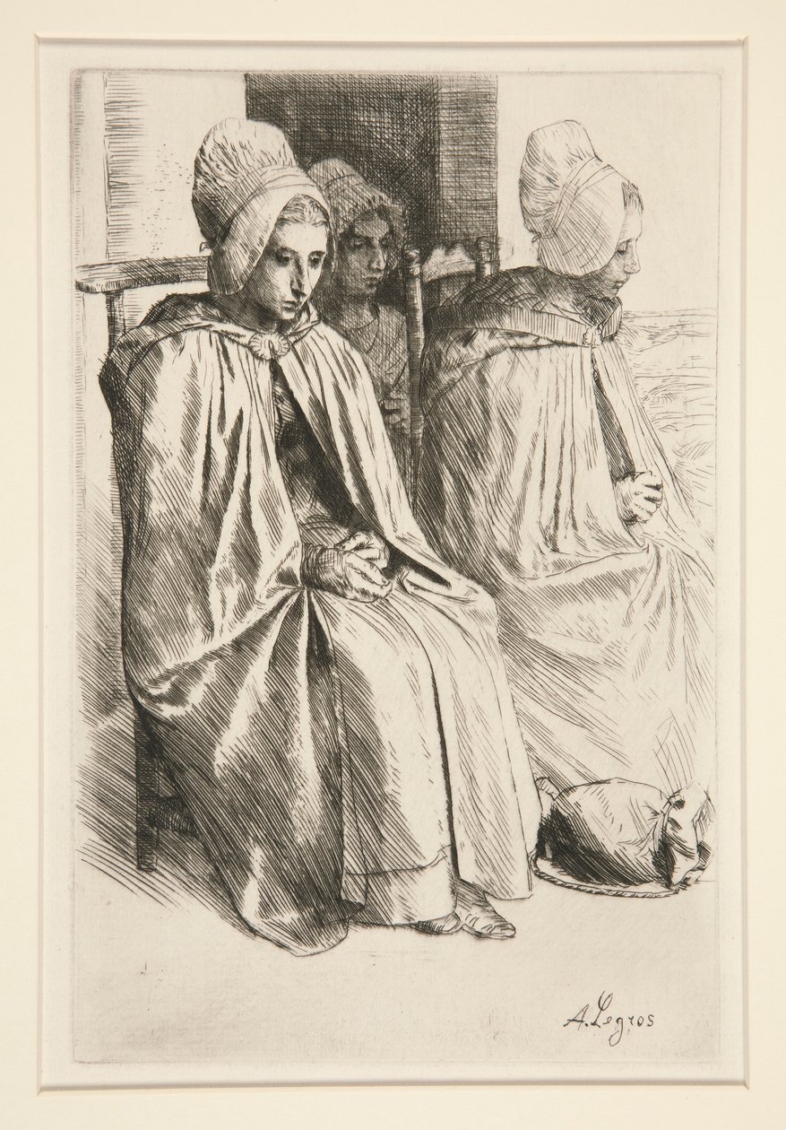 Mujeres Campesinas en el Barrio de Boulogne de Alphonse Legros