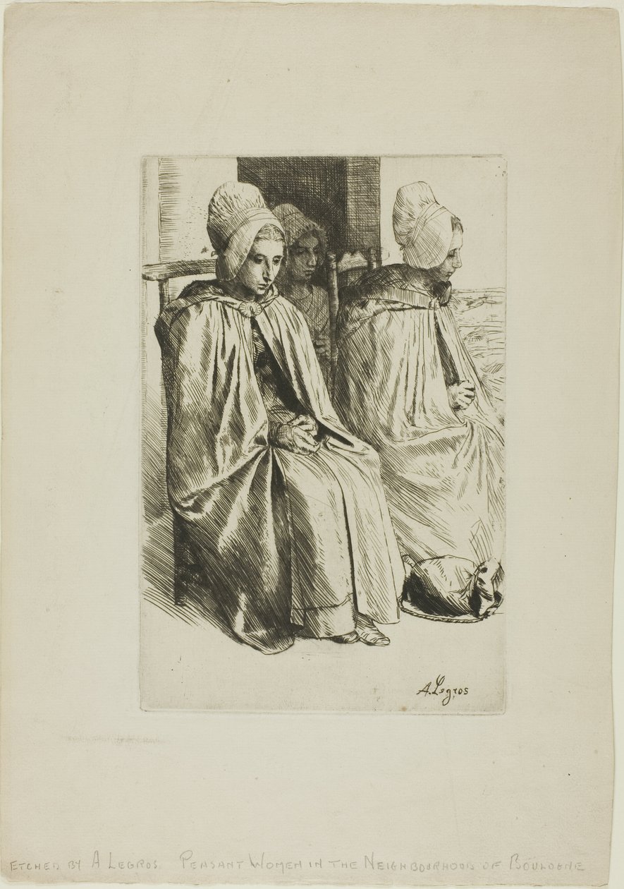 Campesinas de Boulogne de Alphonse Legros