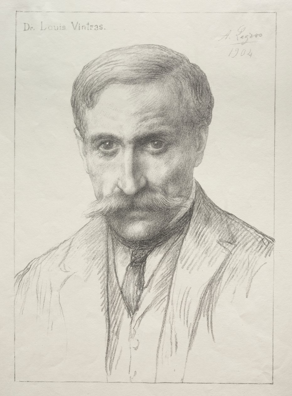 Retrato del Dr. Louis Vintras de Alphonse Legros