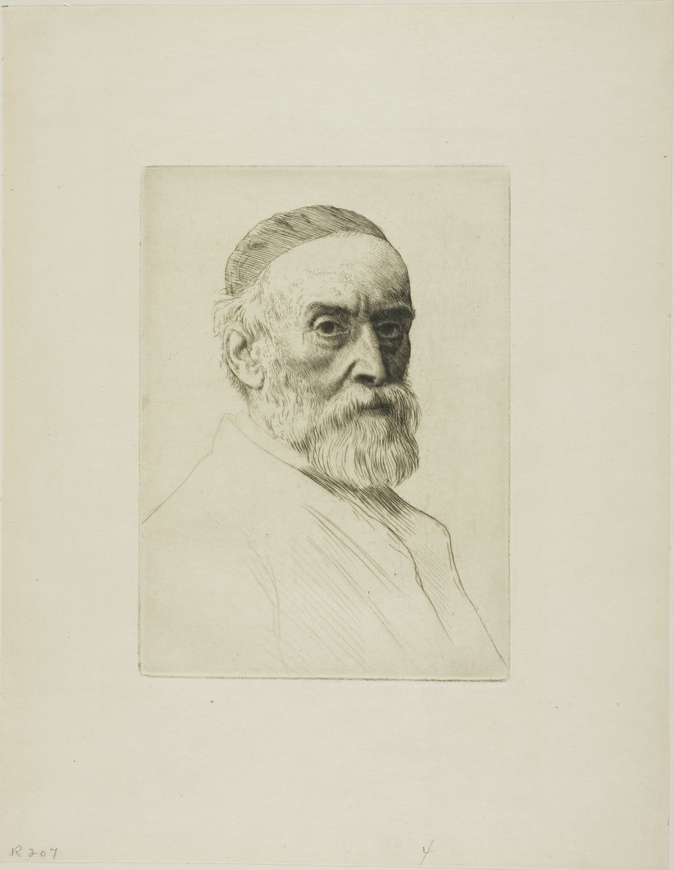Retrato de G. F. Watts, R.A. de Alphonse Legros