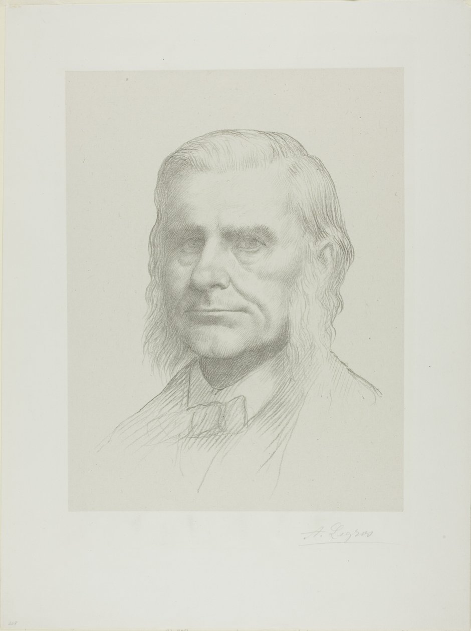 Retrato del Profesor Huxley de Alphonse Legros