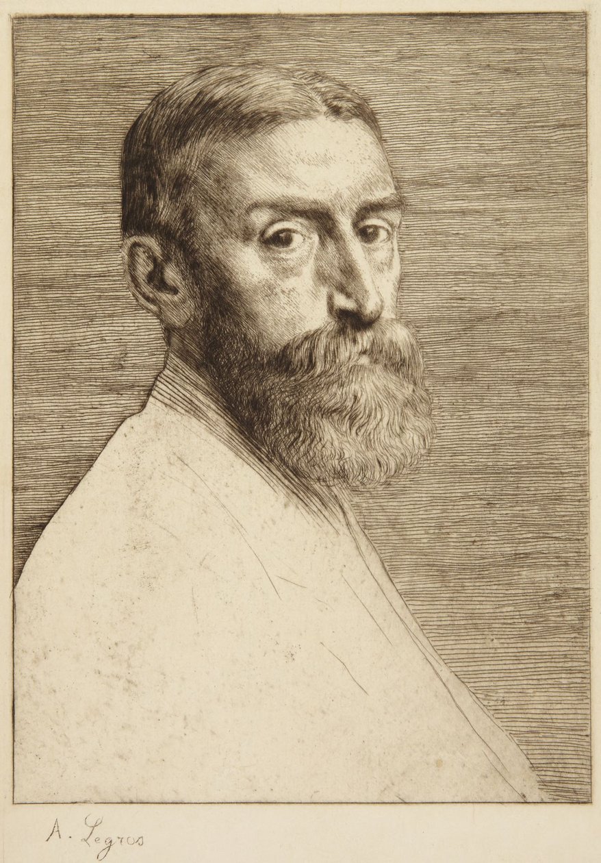 Retrato de Sir Edward Poynter de Alphonse Legros