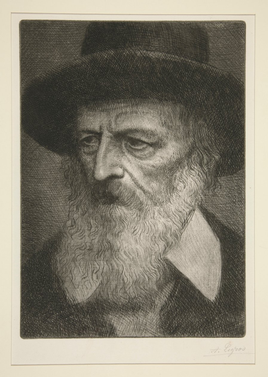 Retrato de Tennyson de Alphonse Legros