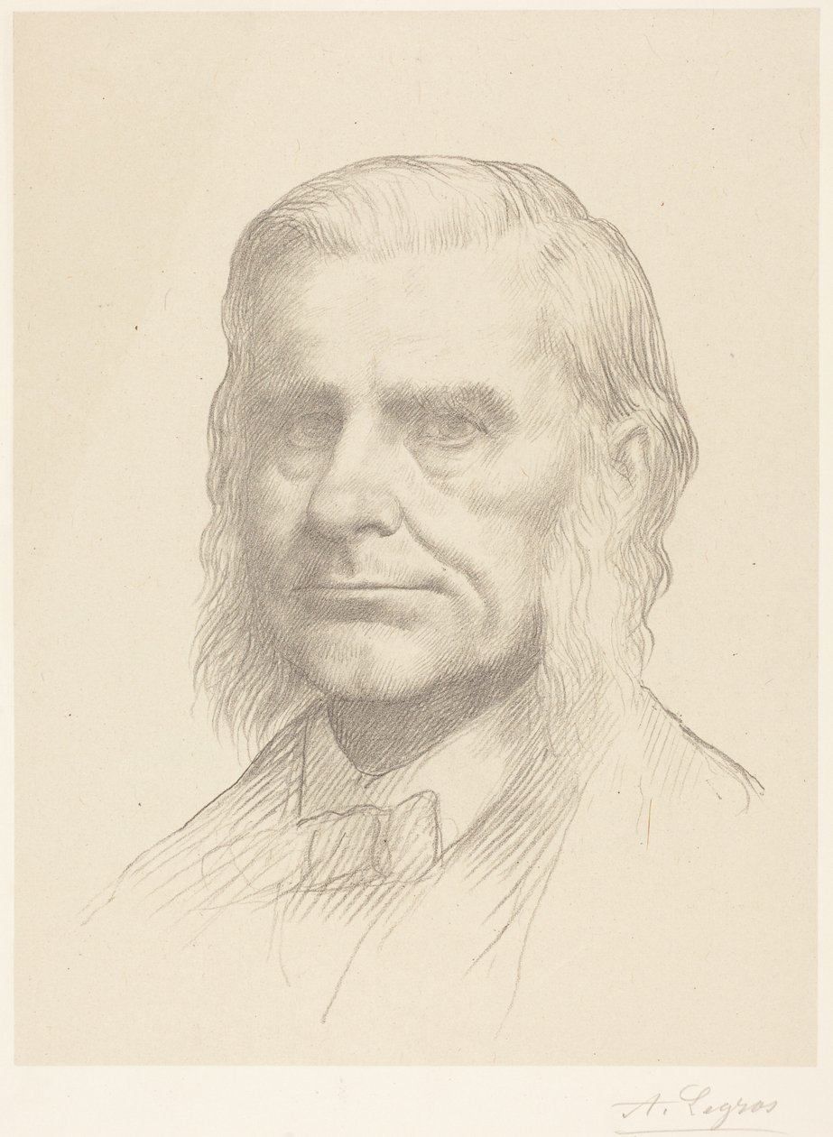 El profesor Huxley, segunda lámina de Alphonse Legros