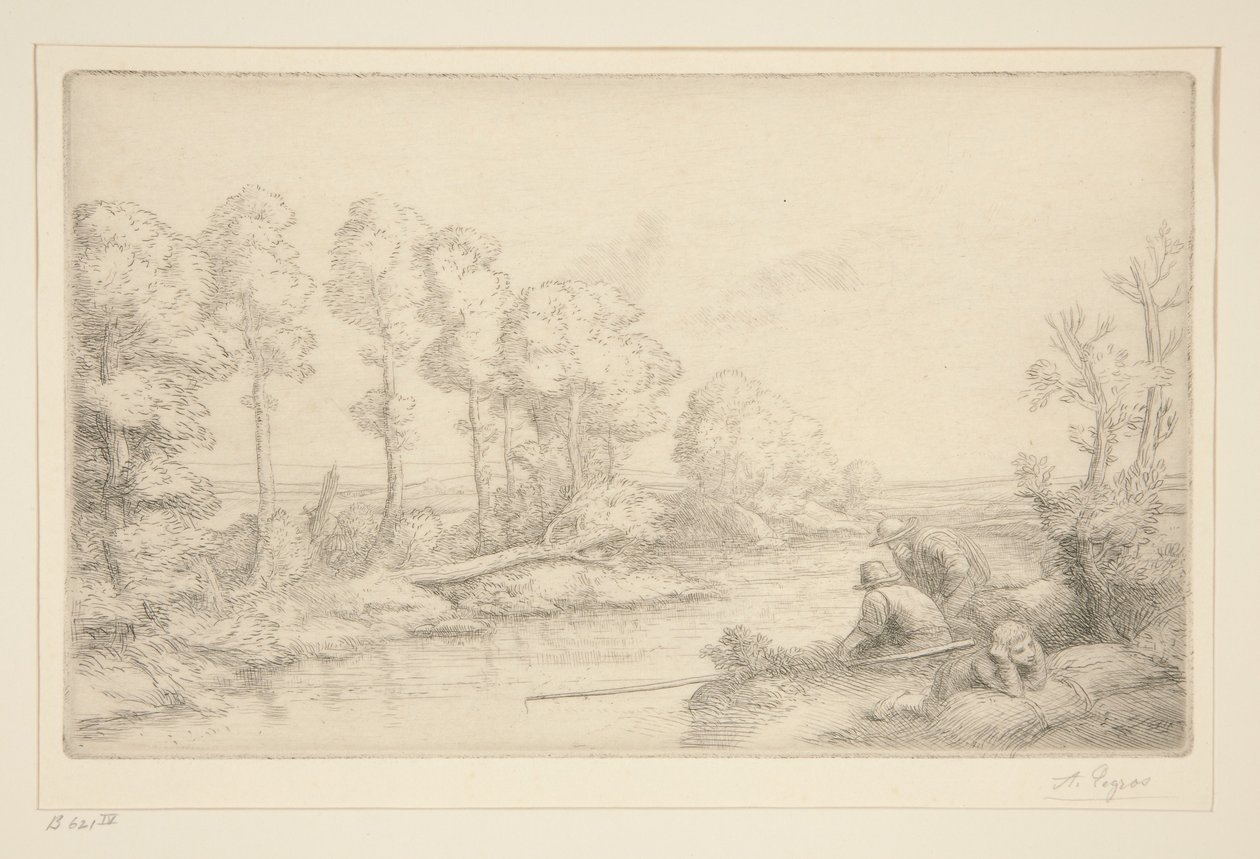 Descanso a orillas del río de Alphonse Legros
