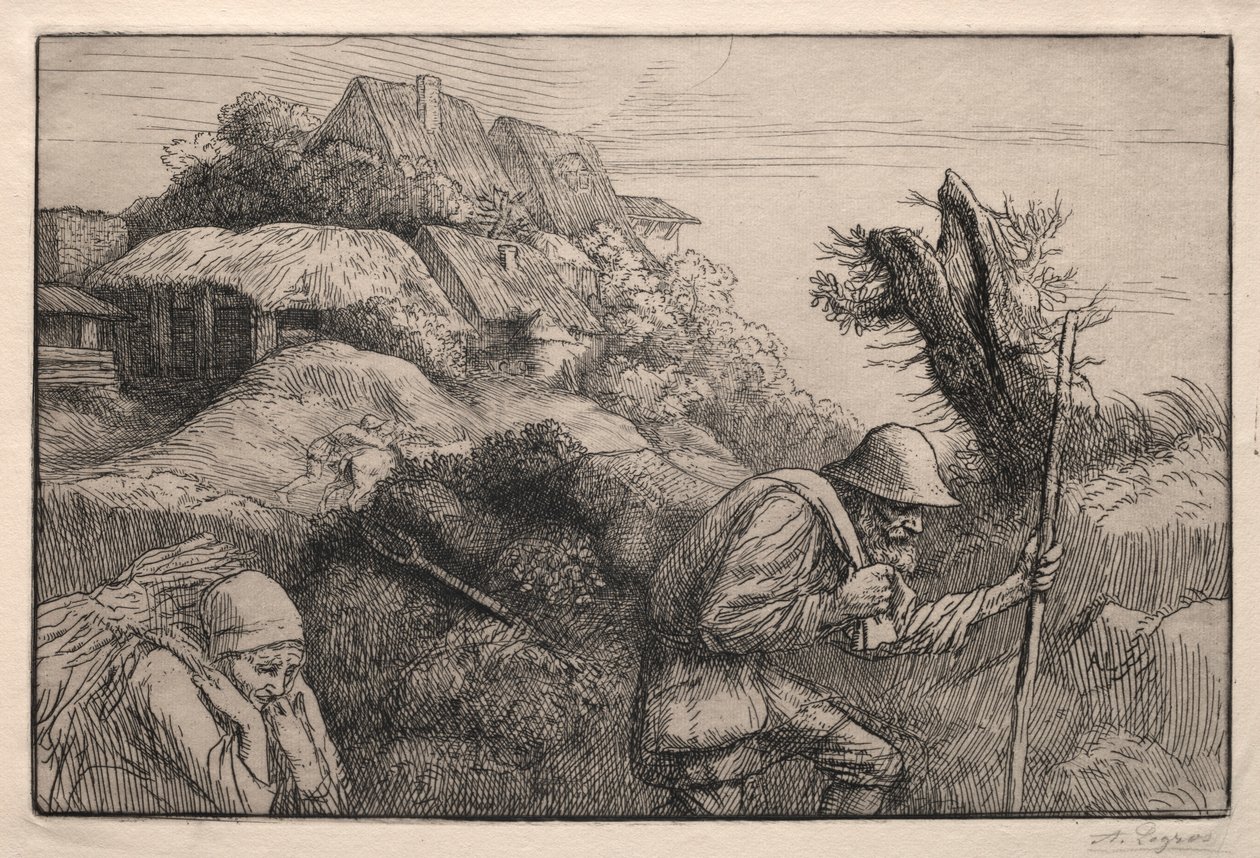Regreso del bosque Le Retour du Bois de Alphonse Legros
